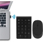 Miokycl 2.4G Wireless Ultra - Thin 22 - Interruptor de tecla - Teclado digital gratuito Ratón inalámbrico Set para RF304T - Imagen 2