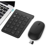 Miokycl 2.4G Wireless Ultra - Thin 22 - Interruptor de tecla - Teclado digital gratuito Ratón inalámbrico Set para RF304T - Imagen 8