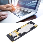 Vikye Teclado Mecánico, Teclado Inalámbrico Bluetooth de Modos Duales de 100 Teclas con Ratón de 1600 PPP, Juego de Ratón con Teclado de Teclas Flotantes para el Hogar, Dormitorio, - Imagen 5
