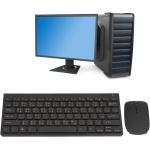 GOWENIC Combo de Ratón y Teclado Inalámbrico 2,4G, Teclado Inglés Chino con Grabado Láser, Material ABS Silencioso y Duradero para una Conexión Rápida y Estable - Imagen 3