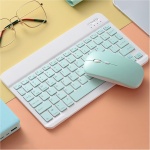 Teclado inalámbrico Ratón de alta sensibilidad inalámbrico 3 engranajes DPI 3.0 Interfaz Teléfono móvil Tableta Teclado Portátil Ratón Compatible Equipo de computadora Accesorios, A, ABS - Imagen 4