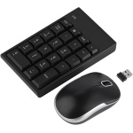 Juego de Ratón con Teclado Inalámbrico de 2,4 GHz Ratón óptico de 1200 PPP y Teclado Numérico Inalámbrico de 22 Teclas, Accesorios y Periféricos de Ordenador Teclado, Ratón y - Imagen 7