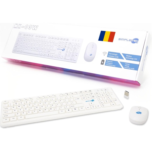 1729526077 Simpletek Kit de raton y teclado inalambrico 24 G