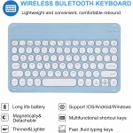CLALOC Funda con Teclado para Samsung Galaxy Tab S9FE 2023 10.9" con Ratón Funda con Teclado Bluetooth Inalámbrico Desmontable Magnéticamente para Galaxy Tab S9 FE con Soporte para S Pen,Dark Green - Imagen 5