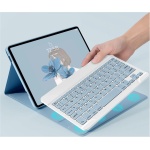 GUPENAA Púrpura, Funda con Teclado para Huawei Matepad Pro 12.2 (2024), Contiene Ñ, Teclado Bluetooth Inalámbrico Magnético Desmontable con Ratón - Imagen 3