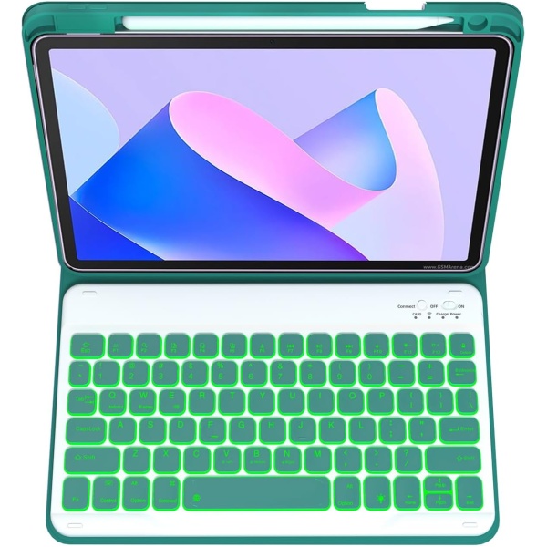 1729532373 GUPENAA Verde Funda Teclado Espanol Incluye N para Huawei MatePad