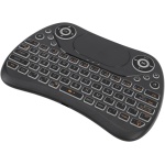 Huairdum Ratón Inalámbrico del Panel Táctil del Teclado, Sueño Auto Recargable Teledirigido del Teclado Inalámbrico para la TV - Imagen 4