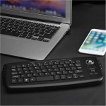Irfora Mando a distancia universal E30 2,4 GHz inalámbrico teclado con trackball ratón rueda de desplazamiento mando a distancia para Android TV Box Smart TV PC Notebook Negro - Imagen 7