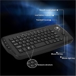 Irfora Mando a distancia universal E30 2,4 GHz inalámbrico teclado con trackball ratón rueda de desplazamiento mando a distancia para Android TV Box Smart TV PC Notebook Negro - Imagen 9
