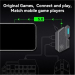 Juego de Conversor de Ratón y Teclado RGB Inalámbrico con Cable paraHarmony iOS, Conversión de Control, Estable y sin Latencia, Juegos Compatibles, Personalización a Través de la - Imagen 2