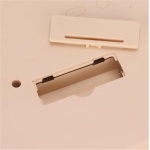 Kit de Ratón con Teclado Punk Inalámbrico para Niñas, Lindo Ergonómico de 104 Teclas, Estilo de Máquina de Escribir Retro con Soporte Ajustable para ángulo Relajado (Color del té - Imagen 8