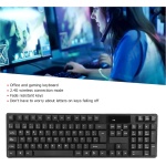 Lazmin112 Juego Combinado de Mouse Keybdard inalámbrico, conexión 2.4G, Teclado de Escritura portátil silencioso de 1600 dpi con Almohadilla Antideslizante, para computadora portátil PC - Imagen 2