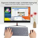 Mini Teclado Inalámbrico, Ergonómico, Reduce la Fatiga, Teclado Inalámbrico, Ratón, Combo Plug and Play para Office para Notebook(Negro, K-03) - Imagen 2