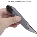 Teclado ultradelgado portátil inalámbrico Bluetooth 2.4G, con KM-909 Pocket Pen Mouse Ratones de escritura a mano inalámbricos ópticos, Teclado silencioso para negocios Teclado para teléfono y computa - Imagen 2