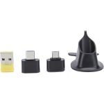 Teclado ultradelgado portátil inalámbrico Bluetooth 2.4G, con KM-909 Pocket Pen Mouse Ratones de escritura a mano inalámbricos ópticos, Teclado silencioso para negocios Teclado para teléfono y computa - Imagen 9