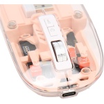 Combinación de Ratón y Teclado, Combinación de Ratón y Teclado Inalámbrico de 2,4G para Teléfono Móvil (Rosa) - Imagen 7