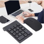 Beufee Teclado Numérico Inalámbrico, Plug and Play, Tecnología Inalámbrica De 2,4 GHz, Combo De Ratón con Teclado Numérico Duradero Sensible A 1200 dpi para Oficina En Casa - Imagen 5
