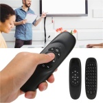 Ratón Inalámbrico, 2.4G 1000DPI Asistente de Voz Teclado Completo Portátil Mini Air Mouse, Control Remoto Antivibración Inteligente Ratón de Computadora con Receptor para PC Notebook Set Top Boxes - Imagen 5