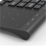 ANSO Teclado InaláMbrico Delgado 2.4G con Panel TáCtil NúMero de RatóN Teclado InaláMbrico USB NuméRico para Computadora PortáTil de Escritorio Android - Imagen 2