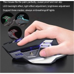 ciciglow Combo de Teclado Mecánico Y Mouse, RGB Retroiluminado con Cable Recargable 3200DPI Ratones Teclado Inalámbrico para Juegos para PC Gamer Computadora de Escritorio - Imagen 4