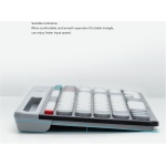 Bewinner Ratón con Teclado Inalámbrico de Modo Doble, Uso Cómodo, Conexión Estable, Resistente Al Agua y Al Polvo, Inalámbrico 2,4G, Diseño Inclinado, Teclas Cóncavas (Black) - Imagen 4