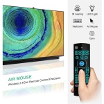 Tlilyy 5X Ratón de Aire para Android TV Box, Mini Teclado Inalámbrico Ratón Remoto de Aire Control con Aprendizaje IR MX3 Pro con Retroiluminación RGB - Imagen 4