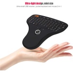 Focket 2,4G USB Multimedia Keyboard... Mini USB Keyboard Teclado QWERTY Teclado Inalámbrico del Ratón, Teclado Inalámbrico con Trackball, para Ordenador para Windows 2000 XP Vista 7 - Imagen 4