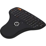 Focket 2,4G USB Multimedia Keyboard... Mini USB Keyboard Teclado QWERTY Teclado Inalámbrico del Ratón, Teclado Inalámbrico con Trackball, para Ordenador para Windows 2000 XP Vista 7 - Imagen 6