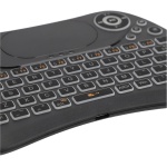 Jiawu Control Remoto de Teclado Inalámbrico, Portátil, Alcance de 32,8 Pies, 2 Modos, Teclado Inalámbrico Recargable, Ratón con Panel Táctil para PC - Imagen 8