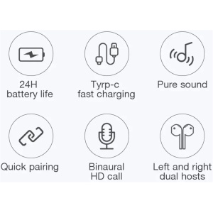 Auriculares bluetooth M12 max Negro