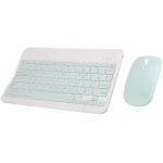 Teclado Y Ratón Inalámbricos, Juego de Teclado Bluetooth de 10 Pulgadas con Carga USB, Teclado Inalámbrico Ultrafino Y Silencioso con Ratón de 1600 dpi para PC, Portátil(Verde) - Imagen 9