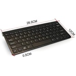 Teclado inalámbrico de computadora KM-909 2.4GHz Teclado multimedia inalámbrico de 2.4GHz + Ratón de pluma óptica inalámbrica con receptor USB Conjunto para computadora PC portátil, pluma aleatoria Co - Imagen 6