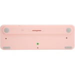 Teclado USB Ratón 2.4G Inalámbrico 68 Teclas Teclado Ratón de Juego Retro de Bajo Consumo para PC (Tema Rosa) - Imagen 6
