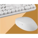 Kit de teclado inalámbrico con ratón óptico Sweet 2,4G blanco USB membrana compatible con Windows - Imagen 5