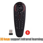 Hduacuge G30S - Ratón con control remoto inalámbrico (33 teclas, 33 teclas IR Learning Gyro Sensing Wireless Smart Remote para Android TV Box - Imagen 7