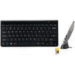 Teclado inalámbrico de computadora KM-909 2.4GHz Teclado multimedia inalámbrico de 2.4GHz + Ratón de pluma óptica inalámbrica con receptor USB Conjunto para computadora PC portátil, pluma aleatoria Co - Imagen 2