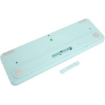 DAWH Ratón del Teclado del USB, Material del ABS del Ratón del Teclado del Juego Inalámbrico de 68 Teclas 2.4G para el Escritorio (Color Mezclado Azul) - Imagen 5