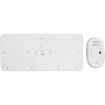 TOPINCN Combo de Ratón y Teclado de 78 Teclas, Combo de Ratón y Teclado Inalámbrico de 2,4G, Botones de Silencio Inalámbricos de 2,4G, Serigrafía UV, Moda Retro para Oficina (Blanco) - Imagen 2