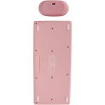 Goshyda Combo de Teclado Y Ratón, USB Inalámbrico Estilo de Escritura Retro 86 Teclas Botones Multimedia Ratones con Teclado, para Oficina en Casa(Rosa Color Mezclado) - Imagen 9