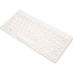 Annadue Combo de Ratón Y Teclado Inalámbrico, Juego de Teclado Y Ratón Inalámbrico 2,4G, Juego de Ratón Y Teclado Mini Office, Ergonómico, Teclado de 78 Teclas, Ratón de 4 Botones (White) - Imagen 5