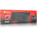 NGS Dragonfly Kit Teclado y Ratón Inalámbricos USB 2.4GHz. Teclado Multimedia y Ratón Óptico 1200dpi (QWERTY Español) - Imagen 7