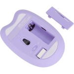Bewinner Combo de Teclado Inalámbrico Y Ratón, Forma de Gato, Teclado Redondo Compacto, Teclado Ergonómico, Regalo para Niñas, Teclado Portátil USB de 2,4 G para Juegos, Oficina (Color - Imagen 5