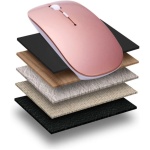 Gatuida Teclado Inalambrico Teclado Tablet Teclado 2.4g Teclado Inalámbrico 2.4g Teclado Inalámbrico De La Computadora Teclado Inalámbrico De La Tableta Oro Rosa Colocar - Imagen 6