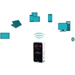 Highdas Proyección láser inalámbrico Bluetooth teclado virtual con el ratón para Iphone Ipad Smartphone PC y tabletas Negro A - Imagen 4