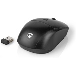 NEDIS KBMCW100BKND Teclado Incluyendo ratón RF inalámbrico QWERTY Nórdico Negro - Imagen 3