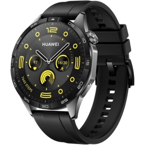 HUAWEI Watch GT 4 46mm Smartwatch, hasta 2 semanas de batería, iOS & Android, gestión de calorías, Seguimiento Profesional de la Salud, SpO2, GPS, versión española, Negro