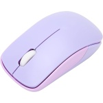 Juego de Teclado Inalámbrico, Teclado Ergonómico con Suspensión Automática y Ratón Combinado de 2,4 GHz, Bonito Retro para Oficina (Tema Morado) - Imagen 7