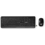 NEDIS KBMCW100BKND Teclado Incluyendo ratón RF inalámbrico QWERTY Nórdico Negro - Imagen 2
