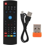Sxhlseller Ratón Volador Inalámbrico de 2,4G, Control Remoto de Teclado Mini Air Mouse, Mango de Juego Somatosensorial, para Windows/OS X/Android/Linux, Antivibración Inteligente - Imagen 7