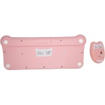 Teclado y Ratón Inalámbricos Teclado y Ratón Coloridos Sensibles Conexión Plug and Play 2,4G para 98 7 8 10 11 2000 (Pink) - Imagen 8